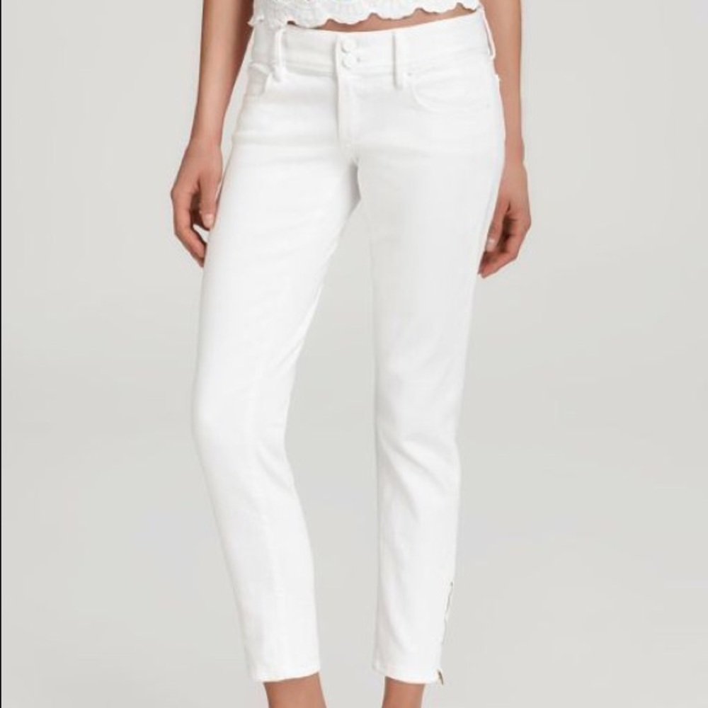 COPY - skinny mini white jeans